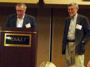 quigley-teitz Dr. Teitz receives his award from NARSC President John Quigley